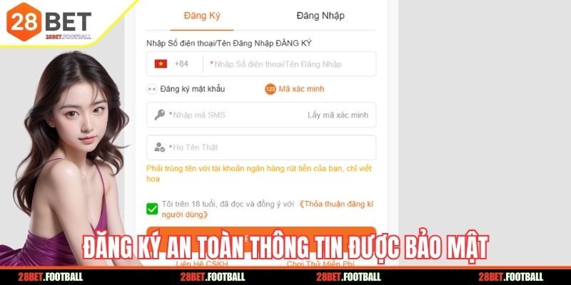 Đăng ký an toàn thông tin luôn được bảo mật
