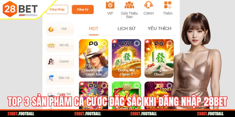 Top 3 sản phẩm cá cược đặc sắc nhất nhà cái